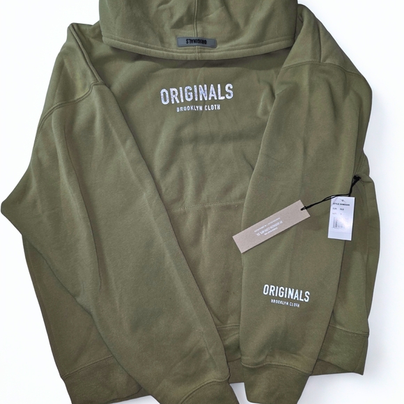 Brooklyn Cloth Originals Men's Tan Hoodie - Picture 3 of 6